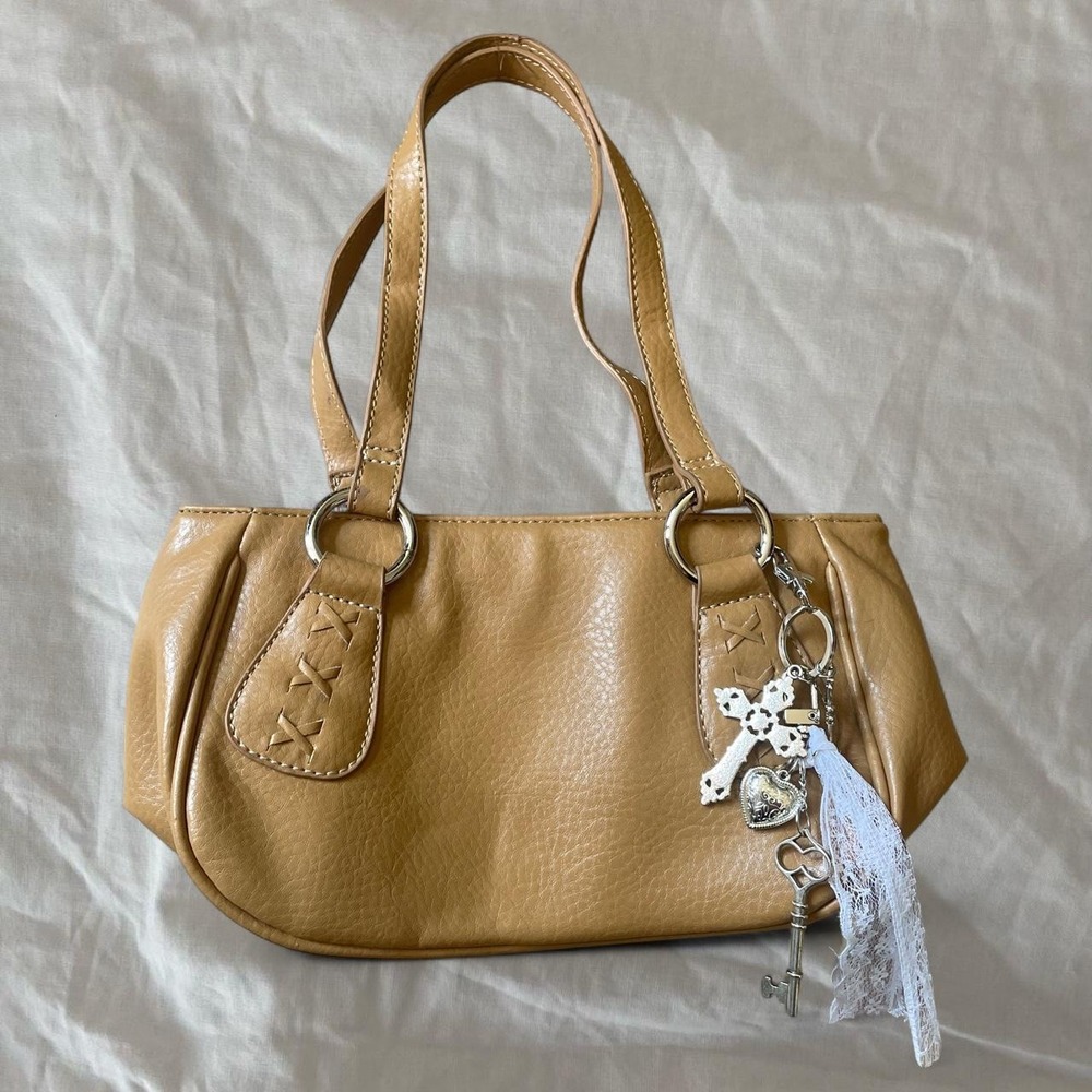 vintage y2k tan purse